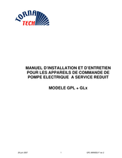 Tornatech GPL Manuel D'installation Et D'entretien