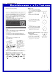 Casio 5560 Manuel De Référence Rapide