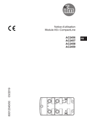 IFM AS-i CompactLine AC2459 Notice D'utilisation