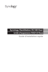 Synology RXD1215sas Guide D'installation Rapide