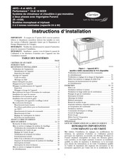 Carrier 48VG E Instructions D'installation