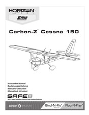 Horizon Hobby E-flite Carbon-Z Cessna 150 Manuel D'utilisation