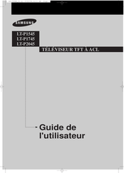 Samsung LT-P1745 Guide De L'utilisateur