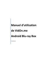 VidOn.me Android Blu-ray Box AV200 Manuel D'utilisation