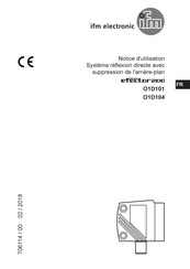 IFM Electronic O1D101 Notice D'utilisation