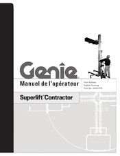 Genie Superlift Contractor SLC-12 Manuel De L'opérateur