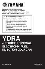 Yamaha YDRA Manuel D'exploitation