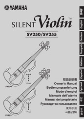 Yamaha SILENT Violin SV250 Mode D'emploi