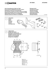 Sauter MV 505825 Instructions De Montage