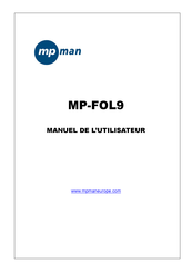 MPMan MP-FOL9 Manuel De L'utilisateur