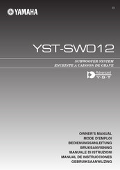Yamaha YST-SW012 Mode D'emploi