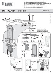 Fiamma Kit Van F45 Instructions De Montage