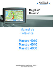 Magellan Maestro 4010 Manuel De Référence