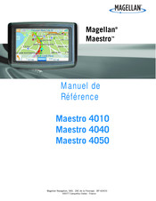 Magellan Maestro 4050 Manuel De Référence