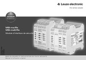 Leuze electronic MSI-mxE/Rx Manuel D'utilisation