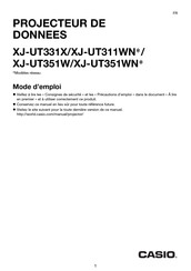 Casio XJ-UT331X Mode D'emploi