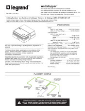 LEGRAND WattStopper LMRC-210 Mode D'emploi