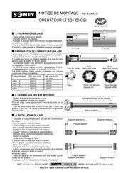 SOMFY LT 50 CSI Notice De Montage