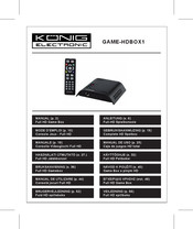 König Electronic GAME-HDBOX1 Mode D'emploi