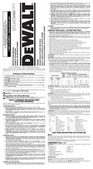 DeWalt DW328 Guide D'utilisation