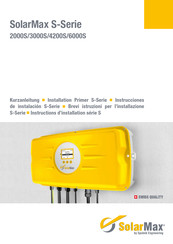 Sputnik Engineering SolarMax S Série Instructions D'installation