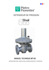 Pietro Fiorentini Dival 600 MT185 Manuel Technique