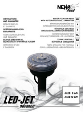 Newa Pond J-LED 12 adv Mode D'emploi Et Garantie