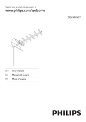 Philips SDV4310/27 Mode D'emploi