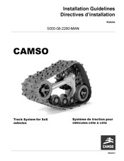 CAMSO RTV-X 1100 Directives D'installation