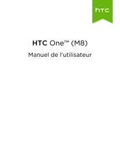 HTC One M8 Manuel De L'utilisateur