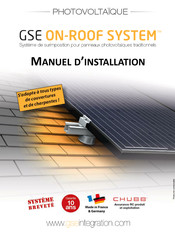 GSE ON-ROOF SYSTEM Manuel D'installation