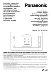 Panasonic EYFR02 Instructions D'utilisation