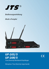 JTS UF-20R/5 Mode D'emploi