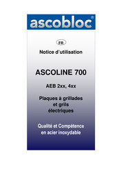 ascobloc AEB 458 Notice D'utilisation