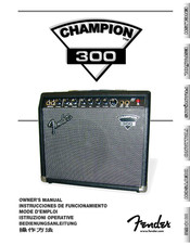 Fender CHAMPION 300 Mode D'emploi