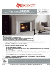 Regency Horizon HZ33CE-LP10 Guide D'installation Et D'utilisation