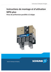 Schunk MPG-plus 25 Instructions De Montage Et D'utilisation