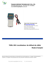 GREWIN TDRL-901 Mode D'emploi