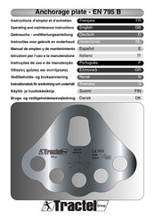 Tractel EN 795 B Instructions D'emploi Et D'entretien