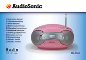 AudioSonic CD-1582 Mode D'emploi