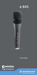 Sennheiser e 845 S Notice D'emploi