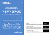 Yamaha YSP-2700 Guide De Référence Rapide