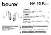 Beurer HA 85 Pair Mode D'emploi