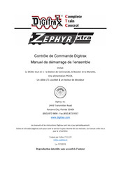 Digitrax Zephyr xtra DCS51 Manuel De Demarrage Rapide