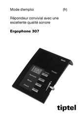 TIPTEL Ergophone 307 Mode D'emploi