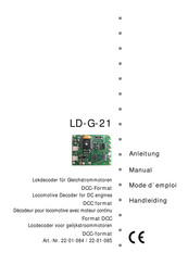 tams elektronik LD-G-21 Mode D'emploi