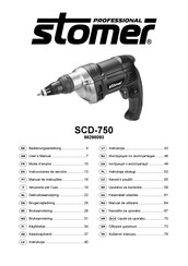 Stomer Professional SCD-750 Mode D'emploi