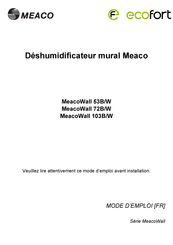 Meaco Wall 53B Mode D'emploi