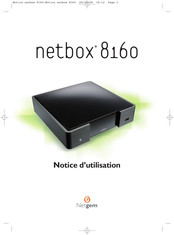 NETGEM netbox 8160 Notice D'utilisation