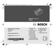 Bosch GBA 36 V Professional 9.0Ah H Notice Originale